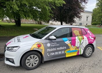 Mobilní pedikúra Zdravé kroky reportáž