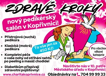 Profesionální pedikúra Kopřivnice